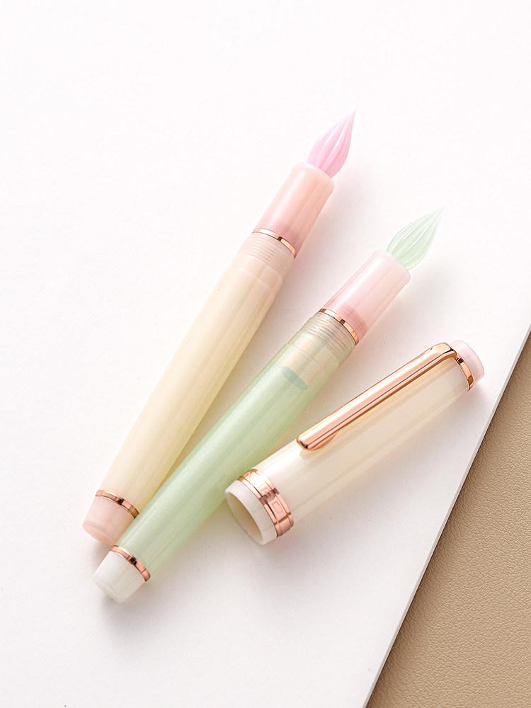Penna Stilografica JINHAO 82 Con Set Pennino da Immersione Pennino EF F M in Plastica Penna Girevole Cancelleria per Scrittura d'Affari Materiale per Ufficio Scuola