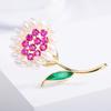Vintage Crystal Flower Brooches Pearl Brooch Pin Wedding Jewelry Gifts Party