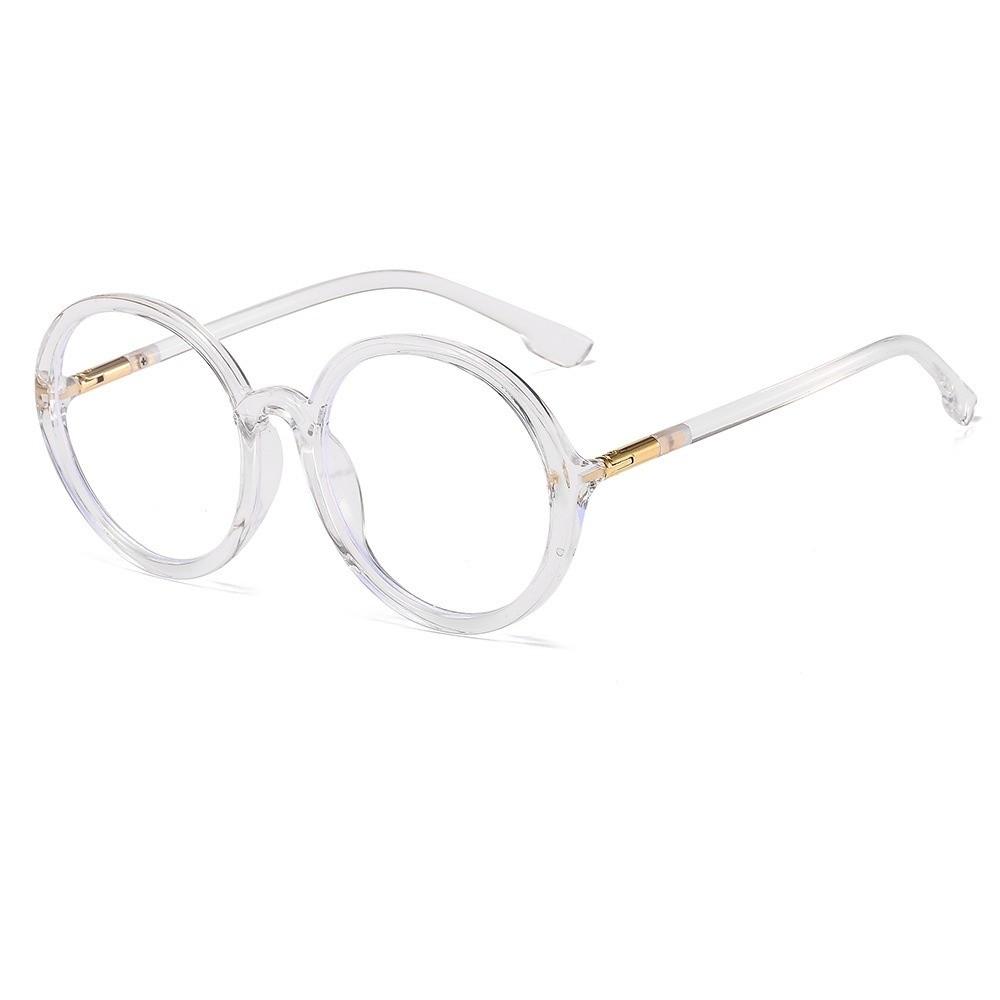 Eye Protection Eyeglasses Round Frame Women Glasses Vintage Anti-Blue Light Glasses  Women
