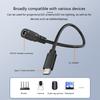 PVC Power Cord With DC35135 DC5521 Female Connectors For Electronics Projects Low Power and Durability Cord
