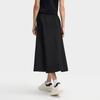 New FILA MILANO Collection Casual Long Skirt Women's Jet Black F11W515303F-BK