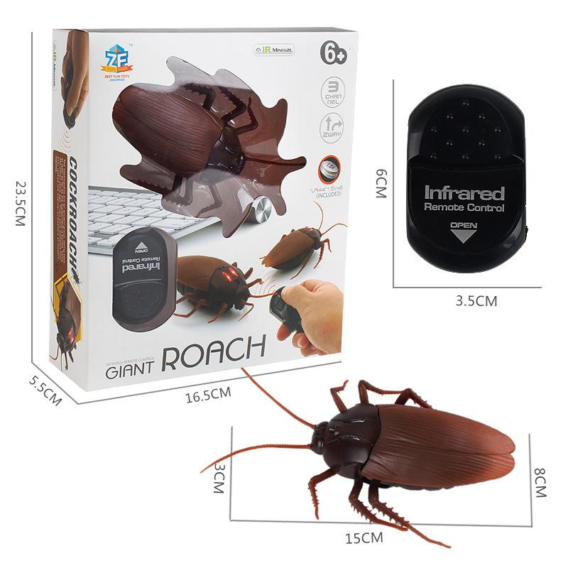 Electric Insect Infrared Frequency Remote Control Cockroach Simulation Scary Induction Xiaoqiang Toy