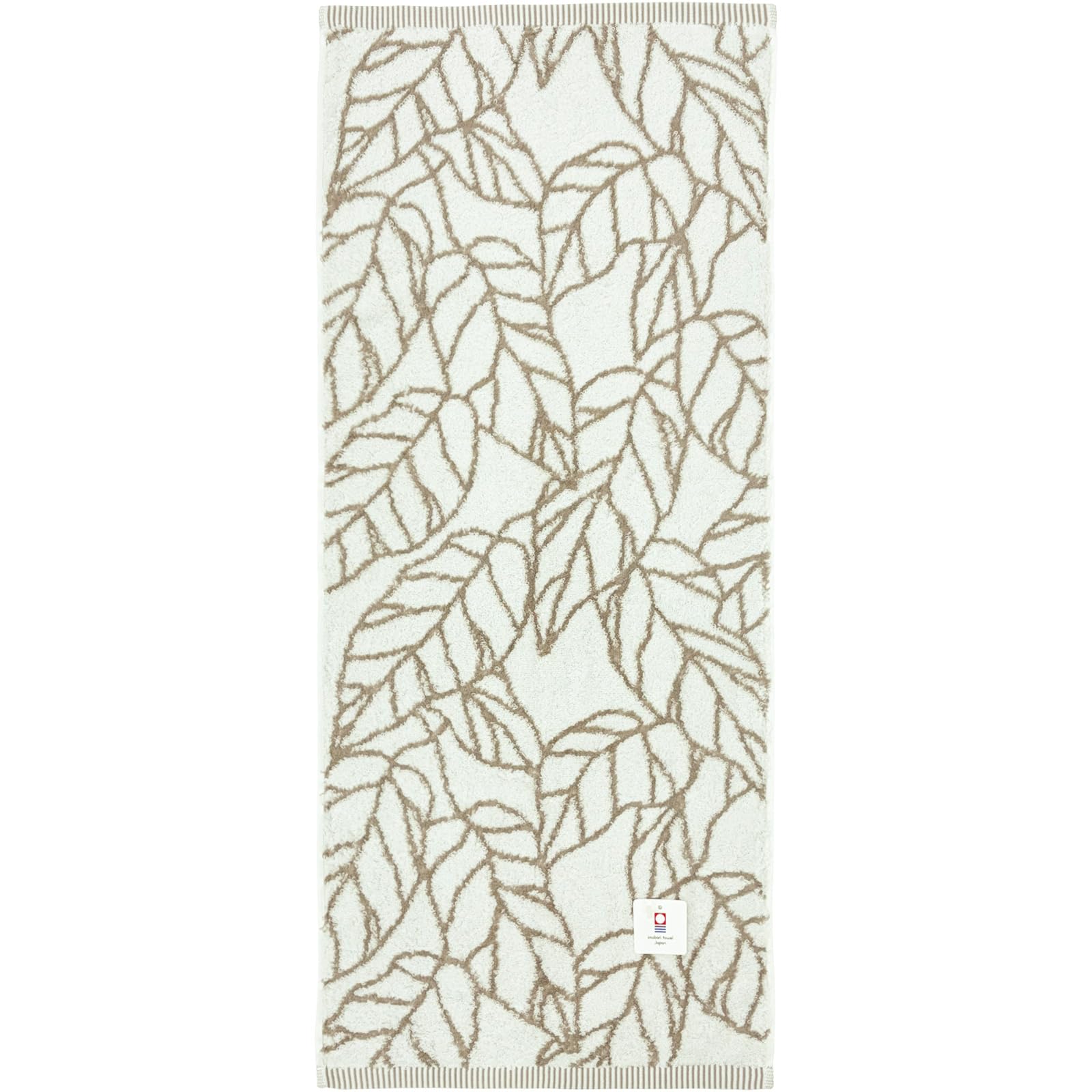 Hayashi Face 34 x 80 Imabari Lefranc FO202726 Towel, Approx. cm, Towel, Leaf, Brown,
