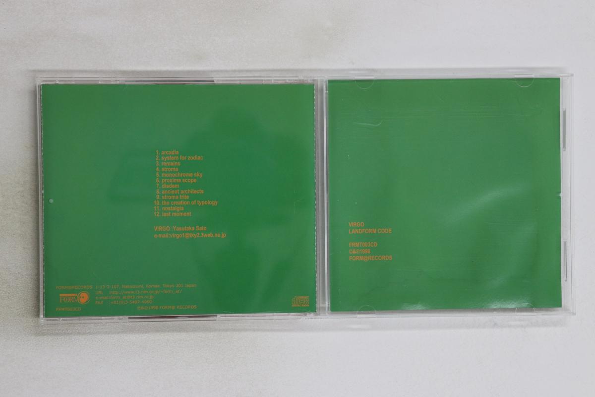 

CD VIRGO Landform Code FRMT003CD FORM 1998 Japan Japanese Club Dance Used
