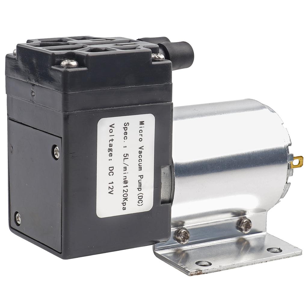 DC 12V 5L/min 120kPa Mini Vakuumpumpe Unterdruck Saugförderung Mit Halter