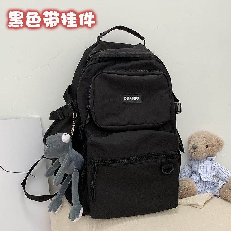 Schoolbag1011 new schoolbag female Korean version high school college student computer backpack junior high school student large capacity travel