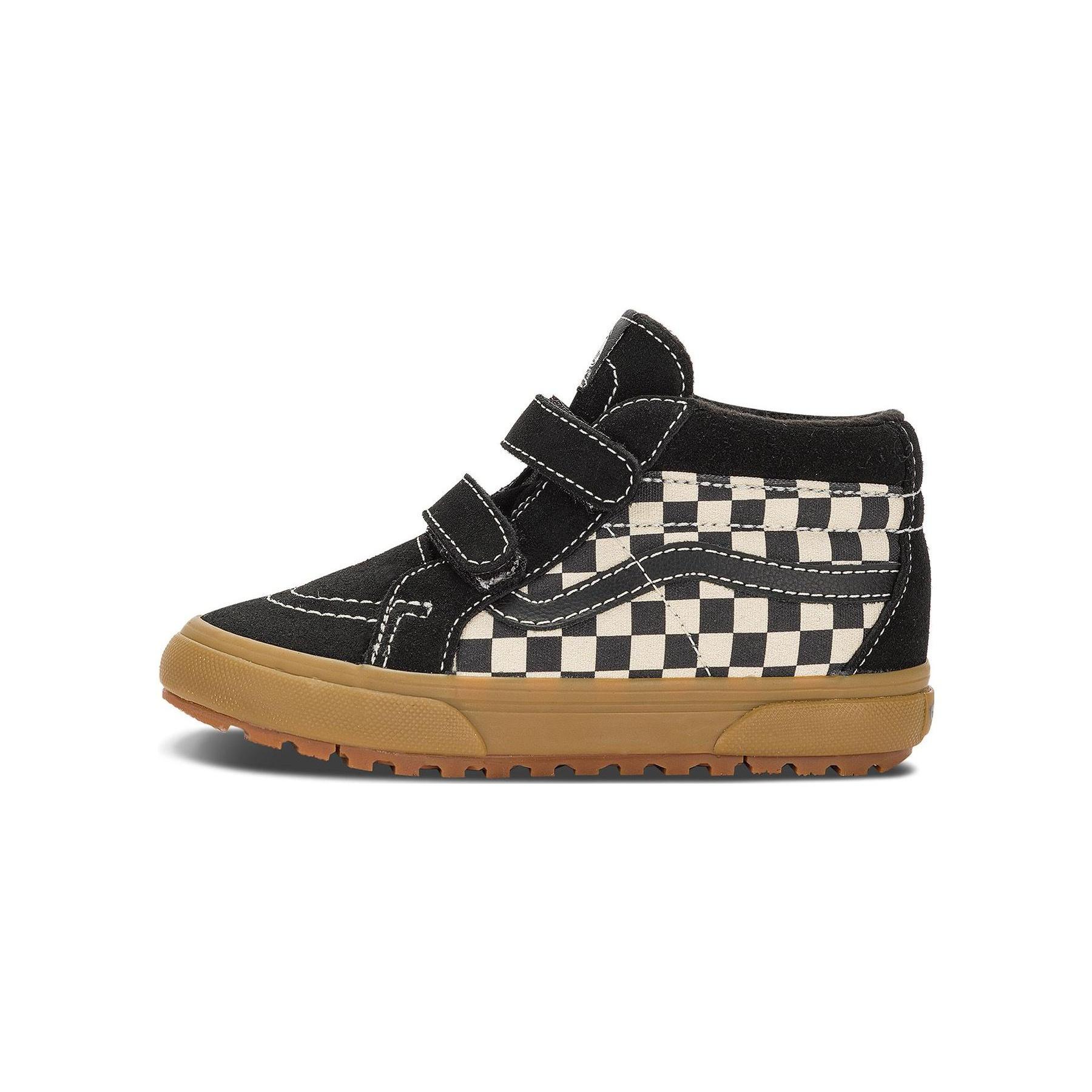 (TD) Vans Sk8-Mid Reissue  Black White  Baby VN0A5KRN1KP