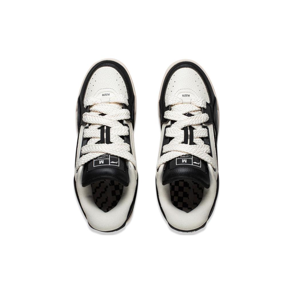 Li Ning Rsr 101 Oxidized Black Shock Absorption Non-Slip Wear-Resistant Low-Top Basketball Shoes Unisex Sneakers White ABCT041-2