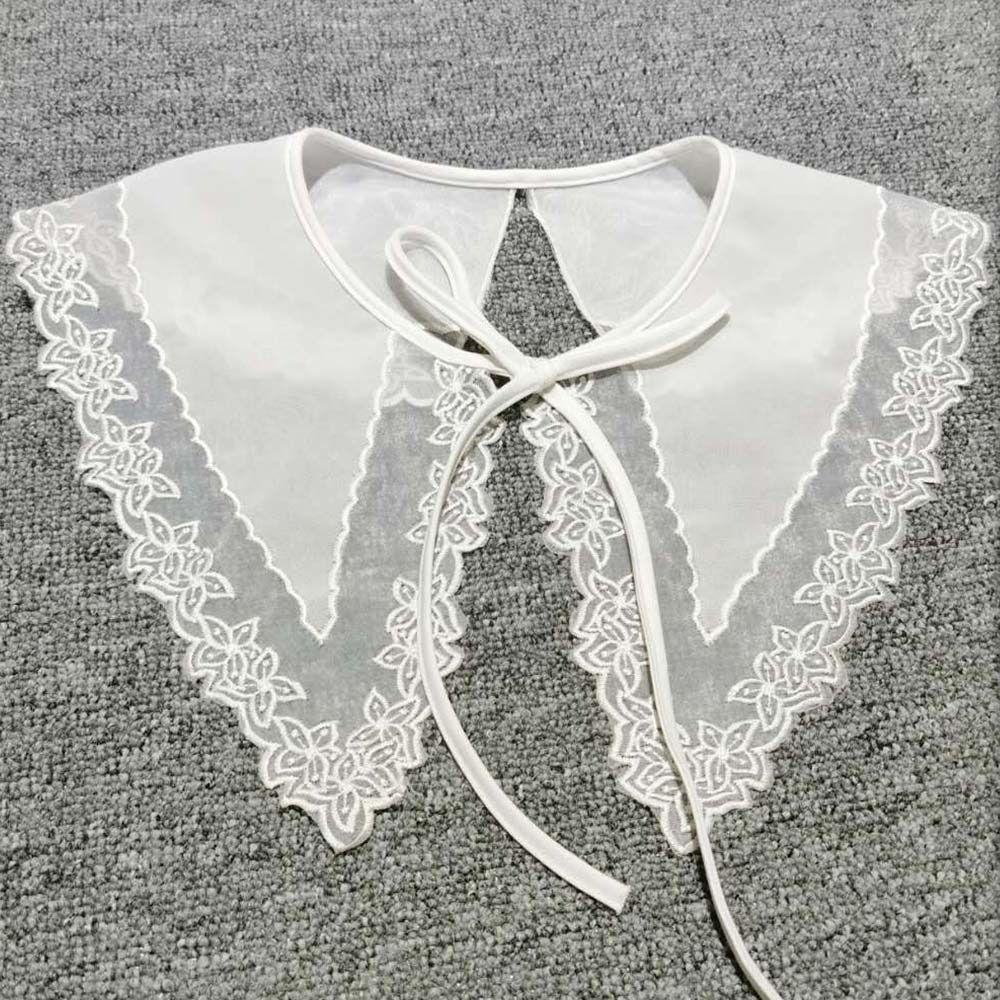Lapel Blouse False Collar Lace Scarf Shawl Decoration High-quality Shirt Fake Collar