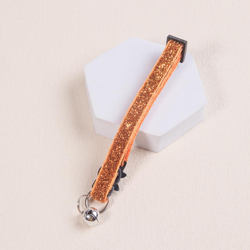 1PC Reflective Breakaway Cat Collar Safety Elastic Adjustable Neck Strap With Bell For Kitten Puppy Pet Leash Accessories