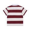 Kangol Kids PoinT STripe Collar T shirT Burgundy Rb 0002