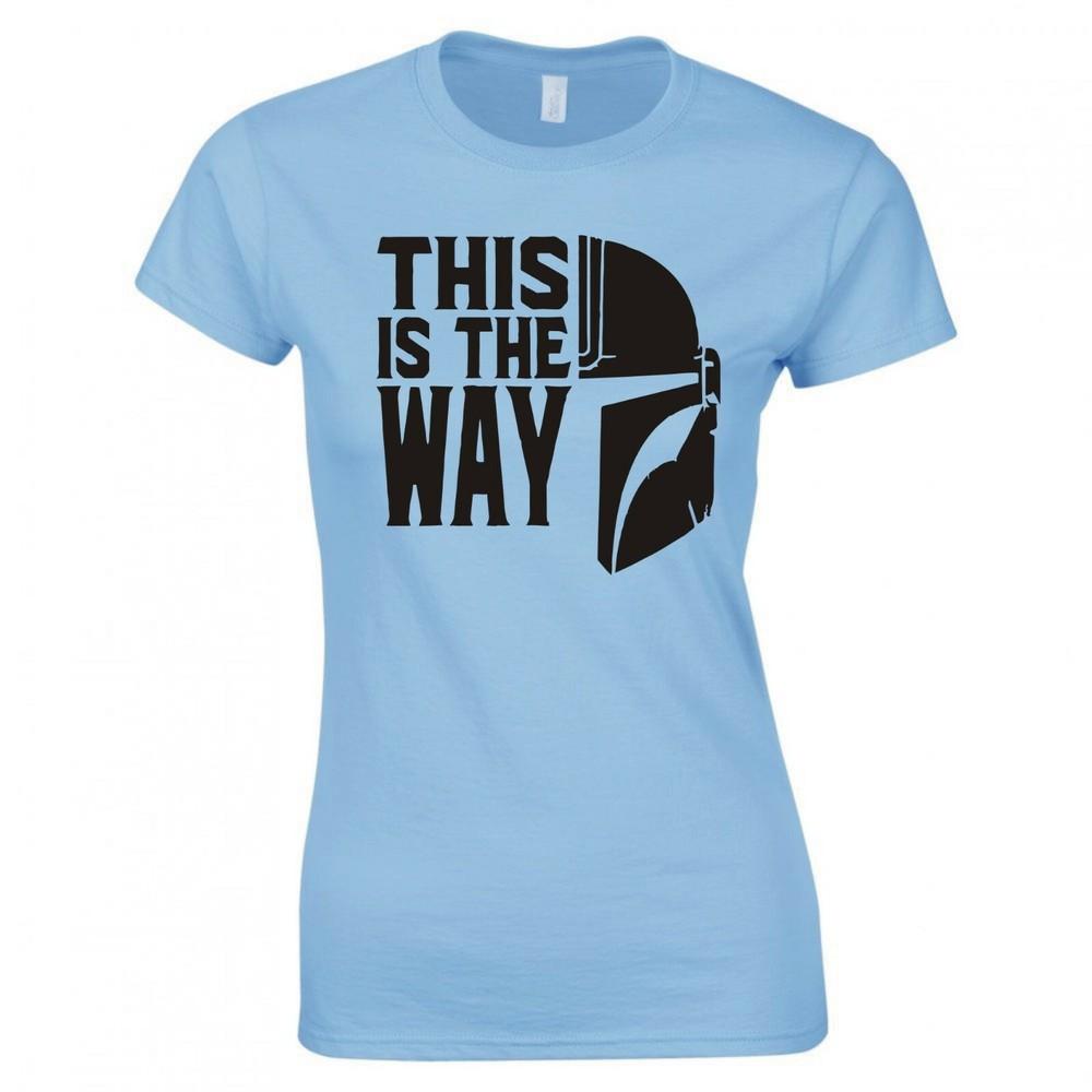 Inspired By The Unisexdalorian This Is The Way Helmet Skinny Fit TShirt S