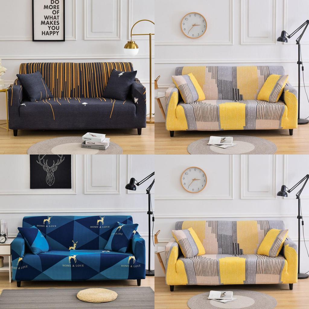 Weicher und knitterarmer Stretch-Überwurf für 1- bis 4-Sitzer-Sofa Heimschutz