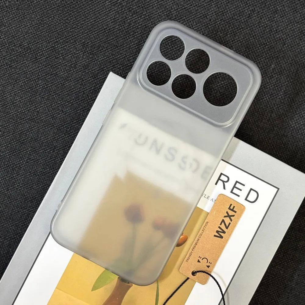 Mattierte Hautgefühl Transparente Magnetische Handyhülle für Xiaomi Poco F9 Ultra F8 Pro K100 Pro MAX Weiche Kratzfeste Stoßfeste Schutzhülle