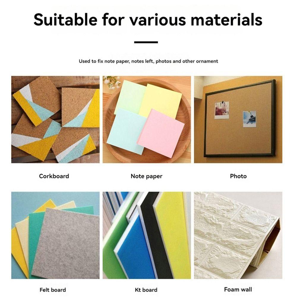 20/30/50Pcs Photo Wall Decor Board Push Pin Creative Colored Push Pins Portable Thumb Tacks  School