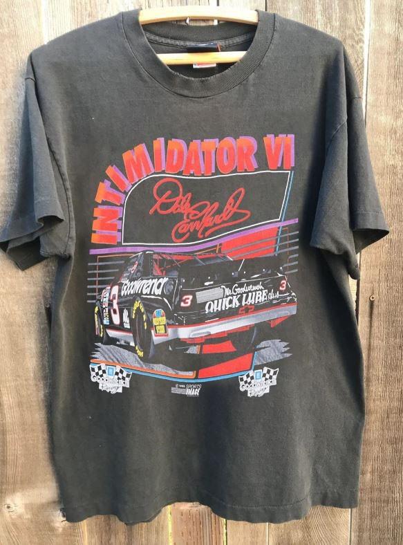 1993 Dale Earnhardt Intimidator Tour Nascar Charcoal Unisex T shirt WA4689 XL