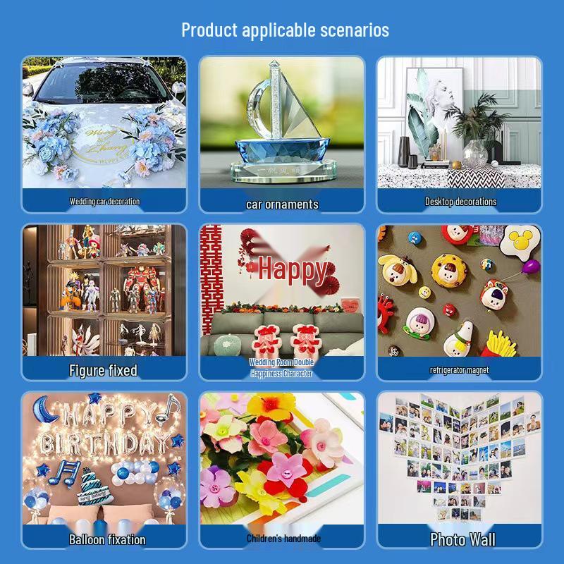 Double-Sided High-Viscosity Nano-Dot Adhesive Tape - Strong, No-Trace Wedding Sticker Tape