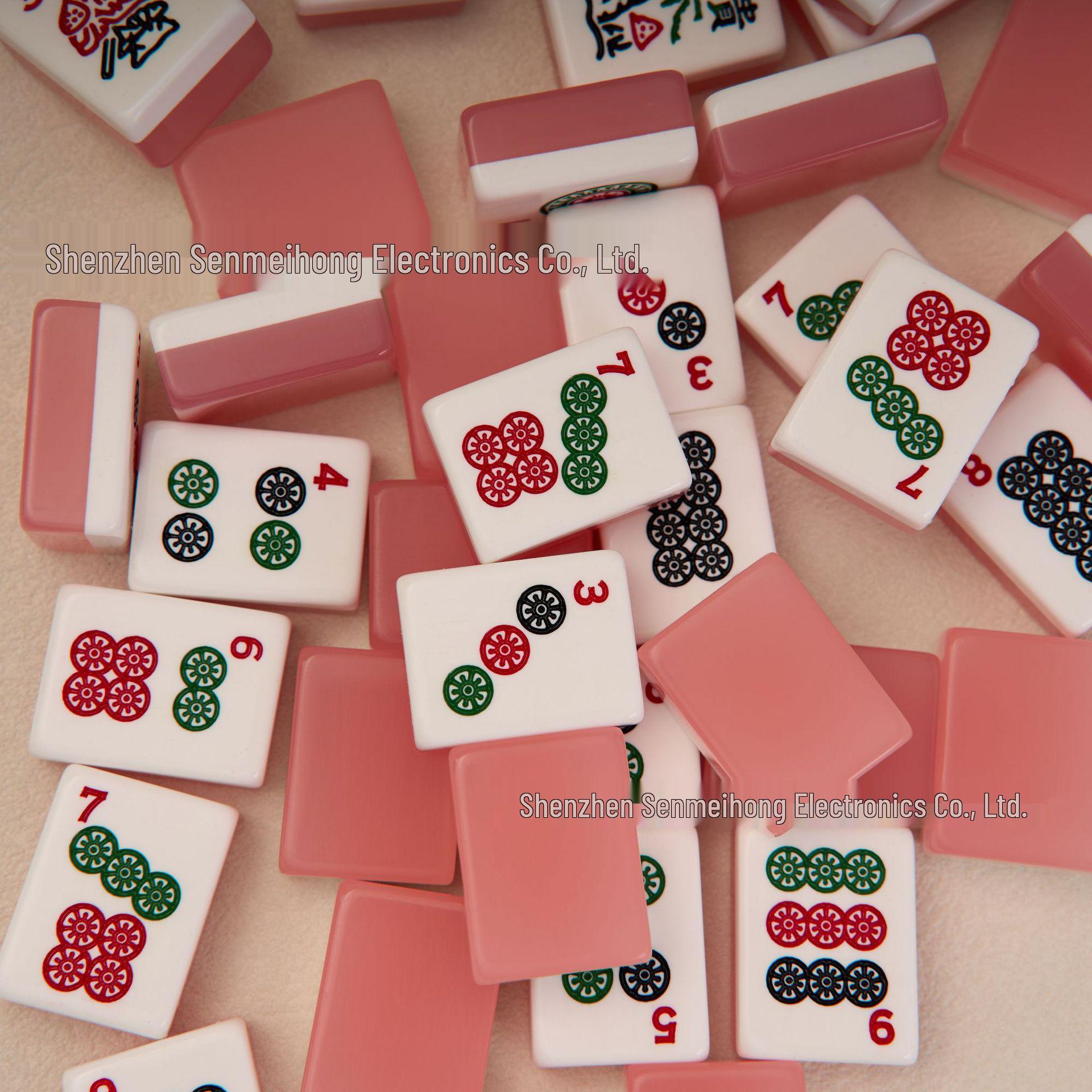 American Mahjong Set: Acrylic Dice, Card