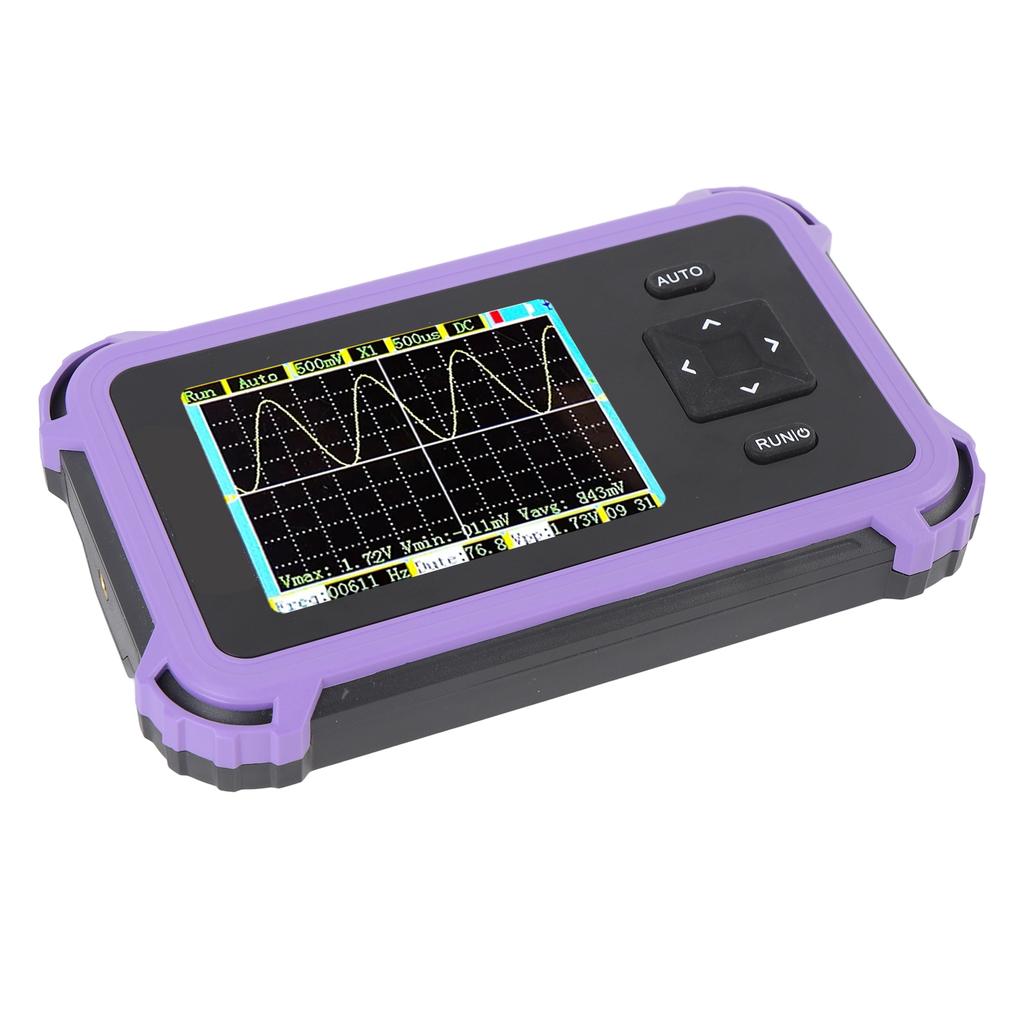 Handheld Digital Oscilloscope Portable Kit 2.8in Screen 8.33MS/s High Sampling Rate 1Mhz Bandwidth P