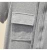 Women's Slimming Hooded Zipper Short-Sleeve Dress - Casual & Versatile Style