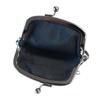 brocade clasp coin accessory made in inches Navy Japanese-style Nishijin-ori purse, purse, case, pouch, Japan, 2.5 (Yozakura Blue)