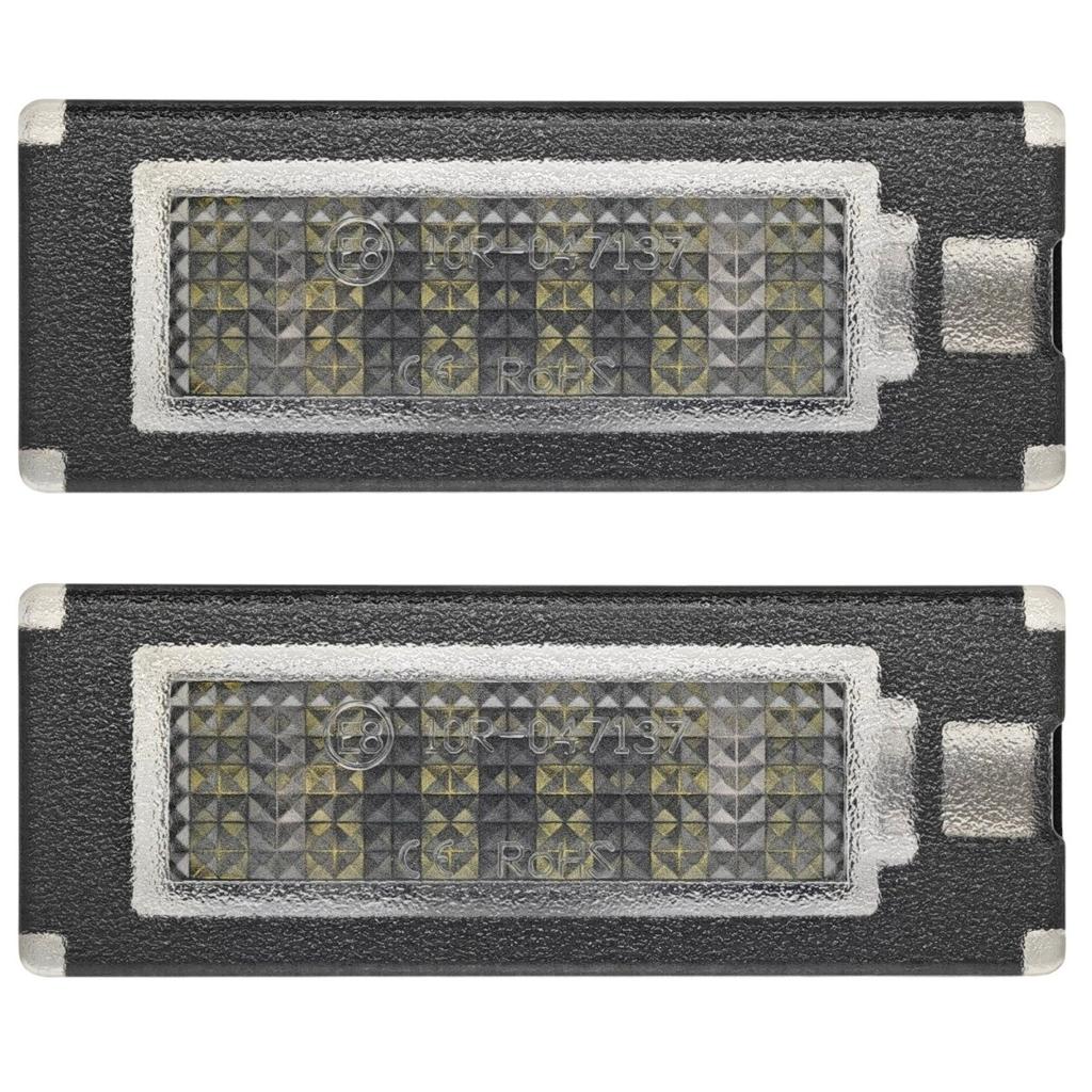 LED-skyltbelysning kompatibel med Peugeot, Citroen, Fiat, Lancia - 2 st Off-Road
