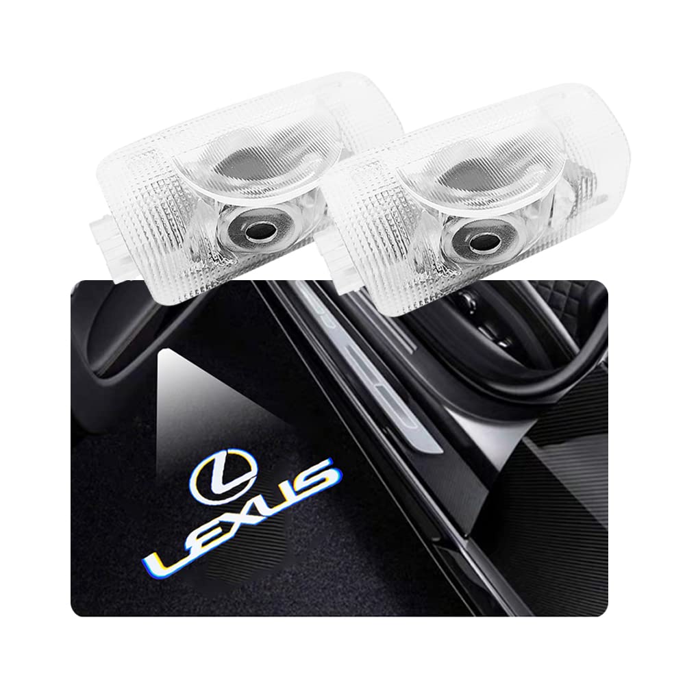 

Светодиодный логотип Lexus для подсветки двери, приветственная проекция логотипа, совместим с и NX, дверь автомобиля, включает набор из 2 ламп, свет, проекция, LS, ES, IS, LX, RX, GS, UX,