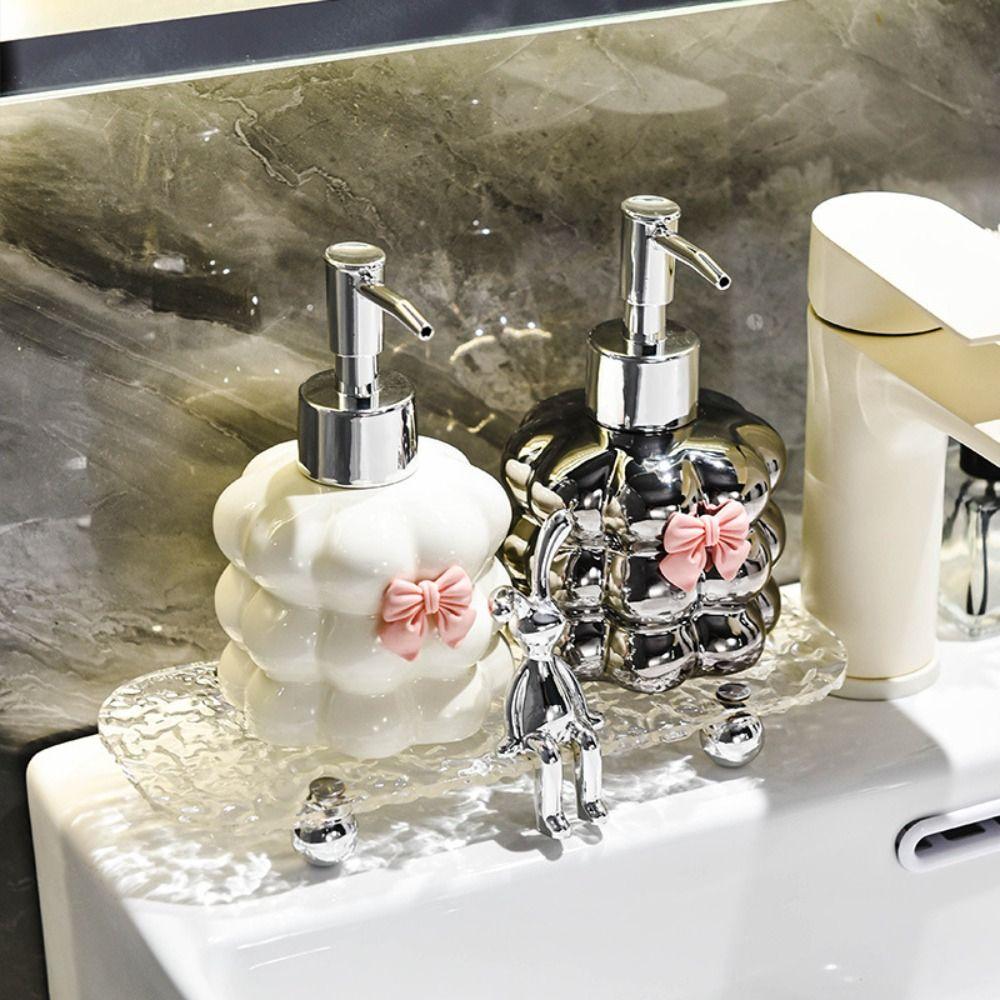 Light Luxury Lotion Storage Container 250ml Hand Sanitizer Bottle Shampoo Bottle  Liquid