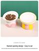Hand-Painted Ceramic Cat Bowl: Cute, Multi-functional, Slanted for Neck Protection, High-Legged Design Suitable for Food & Water