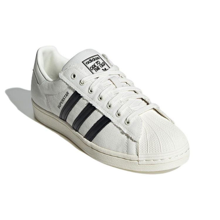 Adidas Originals Superstar Comfortable Low-Top Sneakers Unisex Sneakers White Black HR0461
