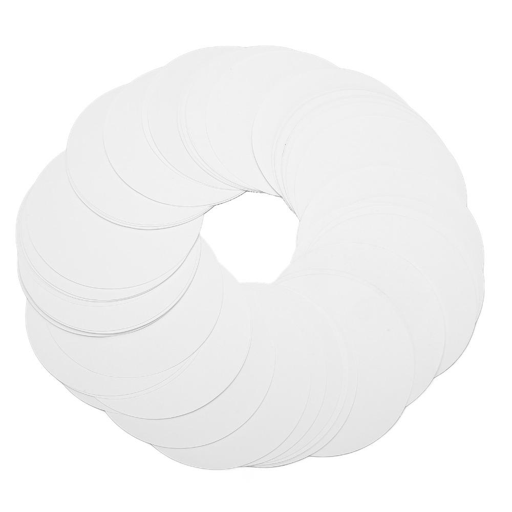 100 Stück Button-Anstecker Rohlinge Papier DIY Anstecker Herstellung Papier Rund Foto Druckerpapier Für DIY-Liebhaber