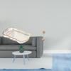 Creative Food Serving Tray And Leaf Sculpture Metal Statue for Bathroom Vanity Fruit Cafe Cosmetic