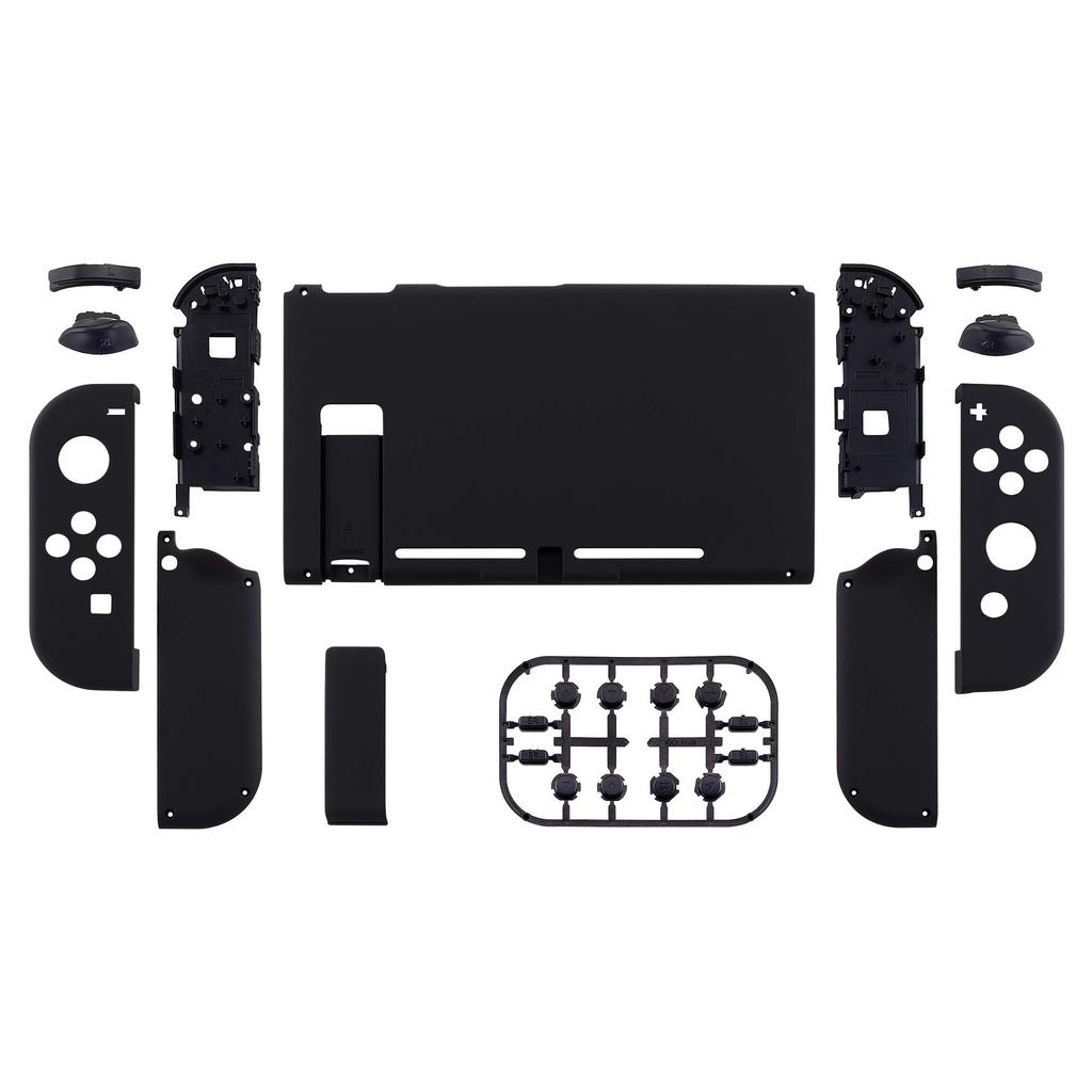 Comes with Back Plate for eXtremeRate Switch Custom DIY Replacement Case Shell for Switch In Pure Holder Handle Controller Housing for and Full Button