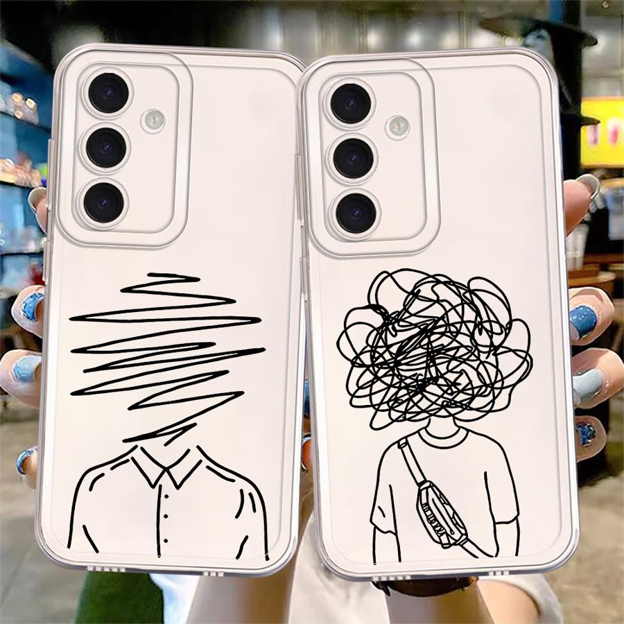 Bad Mood Case for Samsung Galaxy A57 A56 A14 A16 A34 A35 A36 A37 A25 A51 A52 A55 A52 A17 A54 A15 A26 A24 Phone Cover A23 A13 A31
