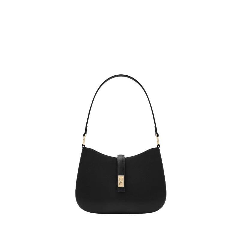 Leather Premium Textured Bag Women's 2025 New Product Fashion Versatile Simple Niche Shoulder Underarm Bag Crescent Bag