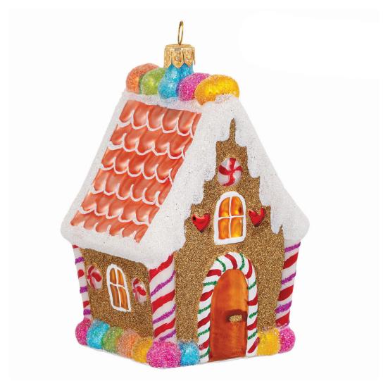 Yousheng Gingerbread House Christmas Decoration Resin Gingerbread Christmas Tree Hanging Ornaments for Tree Holiday Party Home Decor