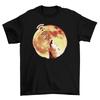 Howling WI-FI Wolf Moon Mens T-Shirt Wifi /  Cotton Clohting