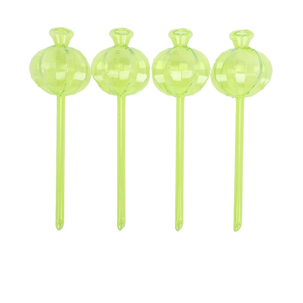 4PCS Self Watering Planter Inserts Transparent Plastic Automatic Plant Watering Globe for Gardening