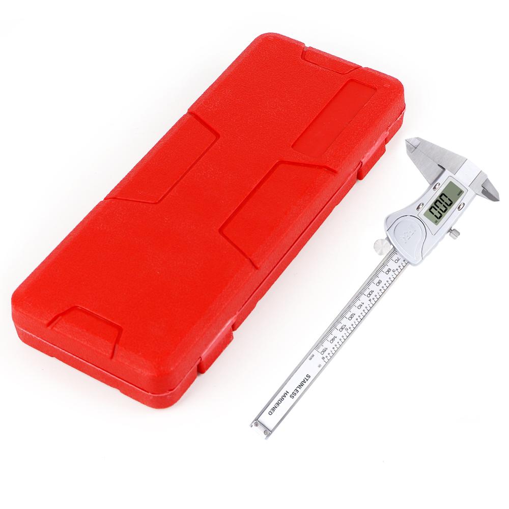 0-150mm Vernier Caliper Digital Pachometer Measuring Tools Electronic Ruler Stainless Steel Vernier Caliper with Box
