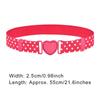 Fashion Elastic Kids Waistband Waist Belt Elastic Belts Heart Buckle Belt