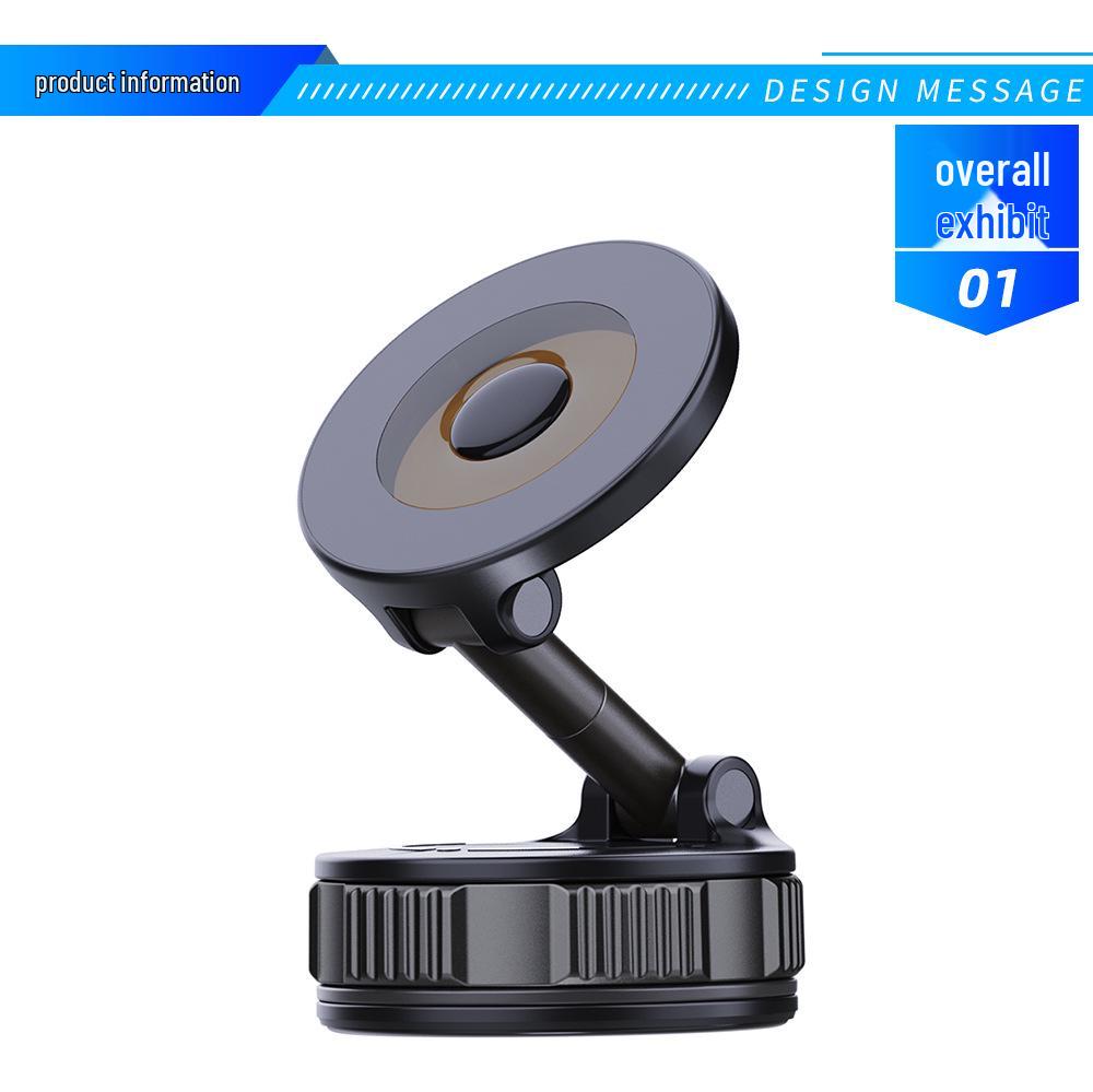 Car Center Console Magnetic Phone Holder with N52 Vacuum Suction Mount
