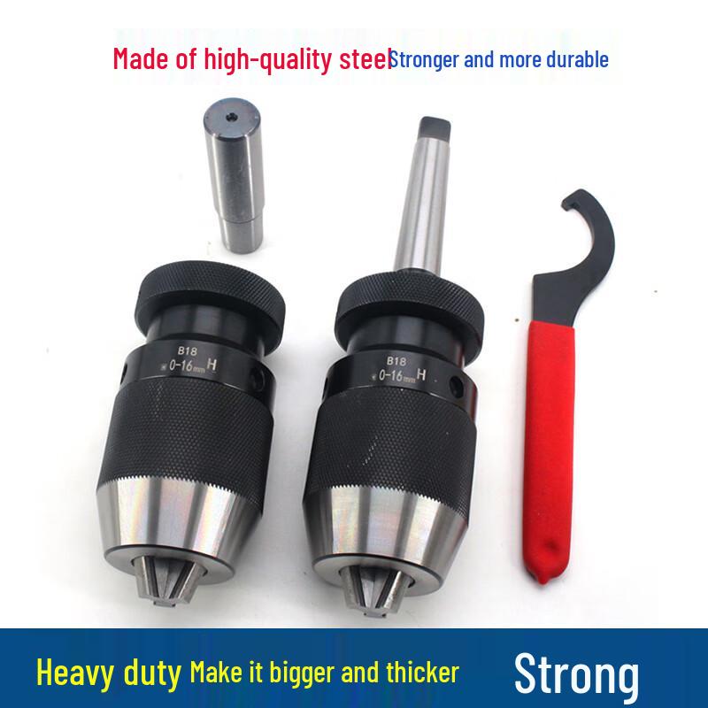 Self-Tightening Drill Chuck for Milling and Lathe