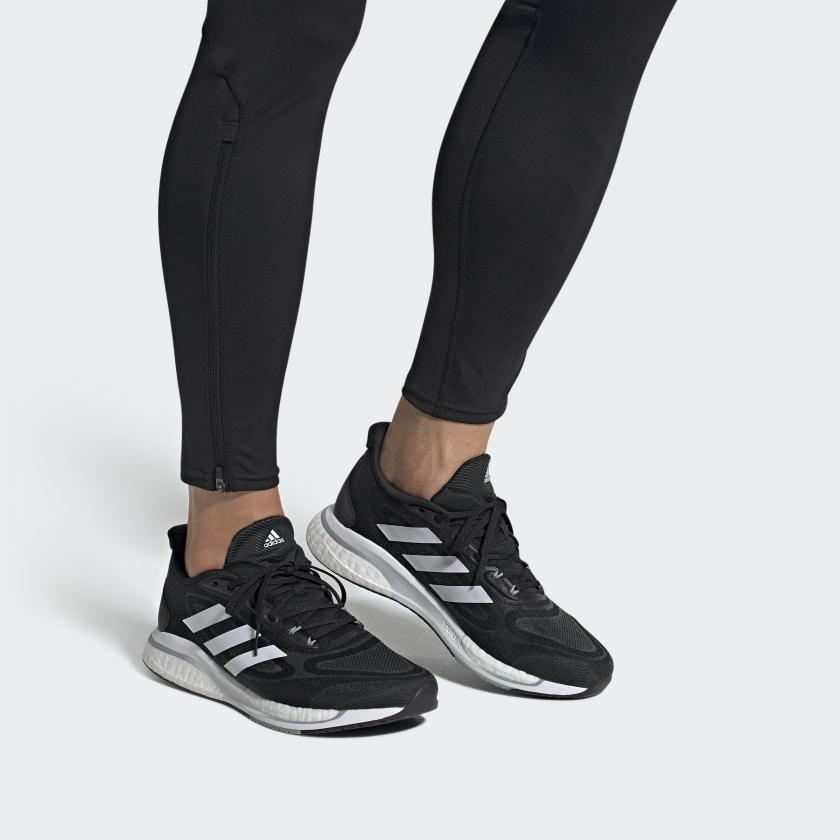 Adidas Supernova+ Black White Men Sneakers Core-Black Cloud-White Magic-Grey GX2953