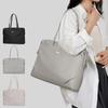 Welltude Women's Business Tote Bag, PC A4 Size, Perfect for Job Hunting, Commuting, and School, Slim, Lightweight, Water-Repellent, and Shoulder