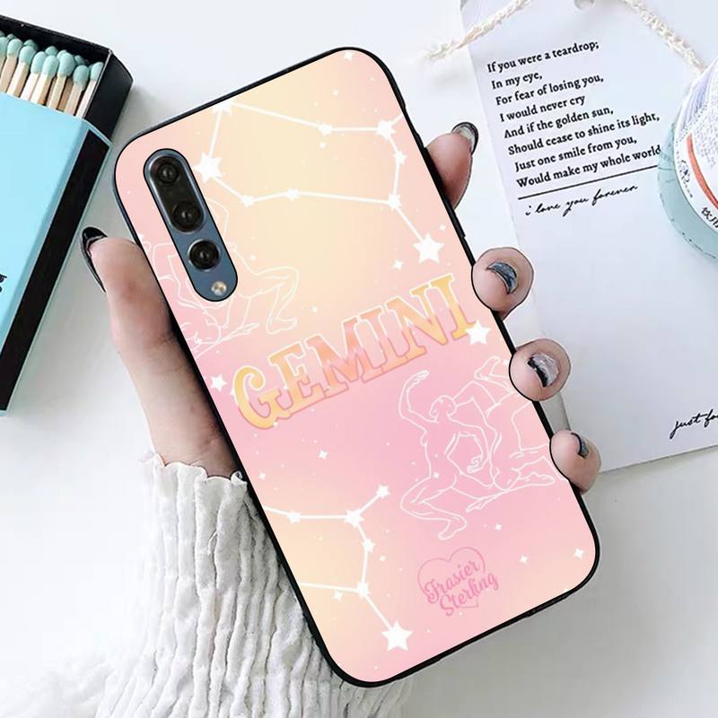 Constellation Gemini Phone Case for Huawei Honor 10 I 8X C 5A 20 9 10 30 Lite Pro Voew 10 20 V30