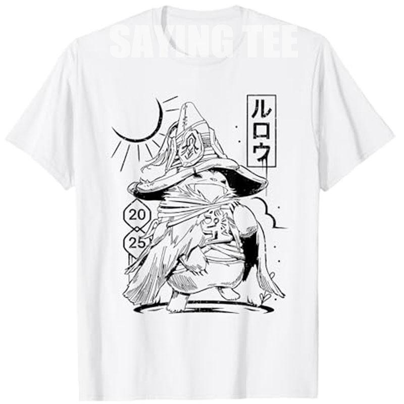 Wud Wud Monster Hunter Wilds TShirt Humor Funny Video Game Gamer Graphic Outfit Y2k Saying Tee Cool Boys Fashion Novelty Gift S