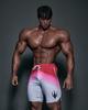 FIED IFBB 16 Inch Physique Board Shorts Posing Trunks Competition Swimming Summer NPC Number [FIED] Men's (JP, Size, 26, Pink) [Item]