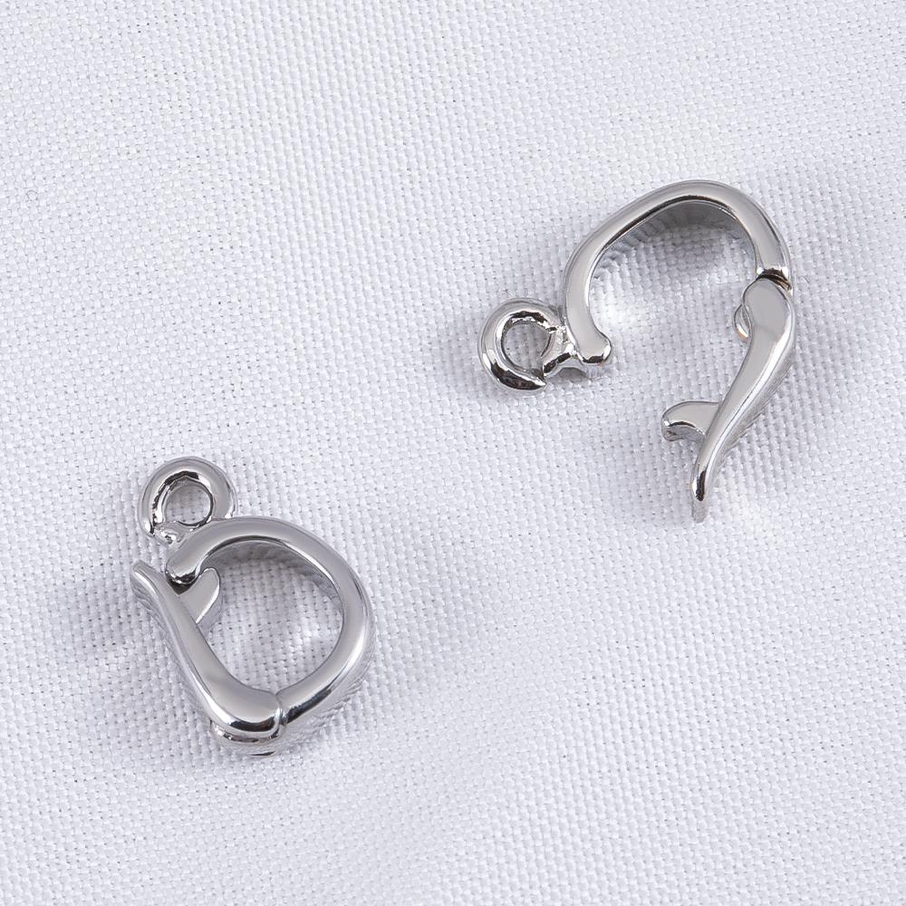 18K Gold Plated Bails Pendants Copper Charms Clasps Connector Jewelry Making Supplies Hinged Necklace Enhancer Jewelry Findings