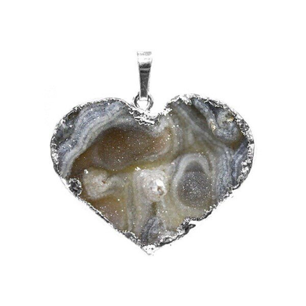 Natural Agate Stone Pendant Necklace Pp-4618