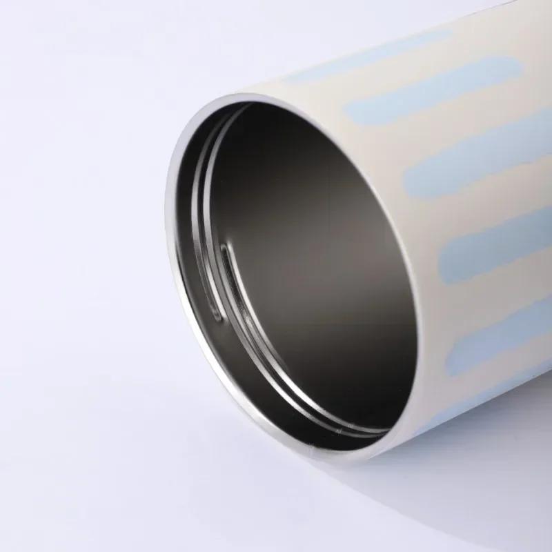 900ML 316 Stainless Steel Cute Insulated Tumbler Coffee Cup For Girls Thermo Bottle Travel Mug Vacuum Flask With Handle Straw